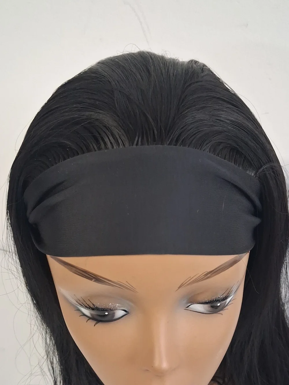 NWT Black Headband Wig - Sleek Straight Women’s Hair